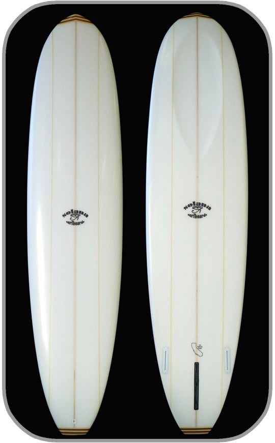 Triple Stringer Noserider Longboard Surfboard